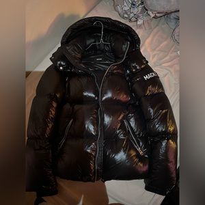 KENT-Z lustrous light down jacket with hood